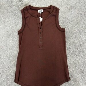 BKE Women's Chocolate Brown Tank Top